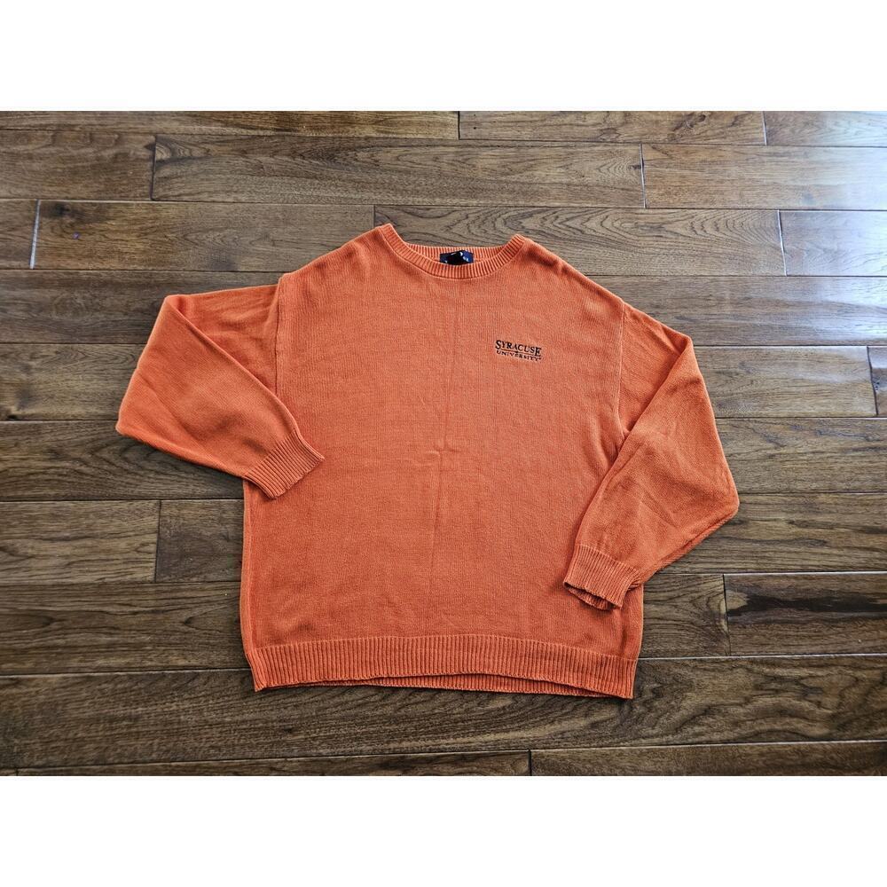 Syracuse University Crewneck Sweater Men’s XL Made in USA 100% Cotton